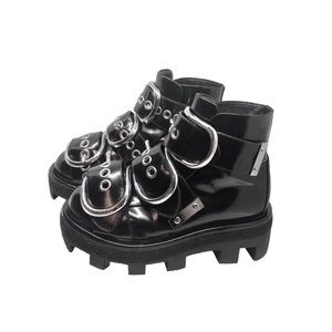 Alexander Wang Sloane Triple Buckle Platform Boots